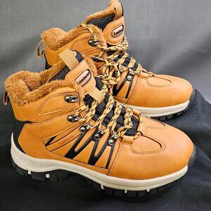 Lamincoa Winter Snow Hiking Boots For Women Fur-Lined sz 8 Brown NWOB